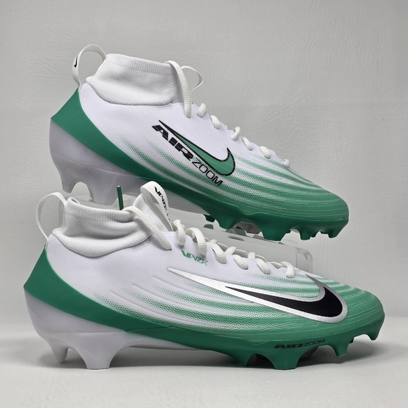 Nike Air Zoom Vapor Pro 1 Football Cleats Green White HM8850-100 Men Size 8 New